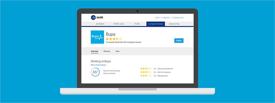 How Company Reviews has bolstered Bupa's employer brand